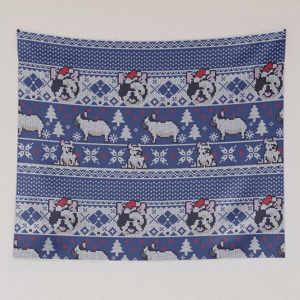 Item preview, Christmas Frenchie designed and sold by Huebucket.