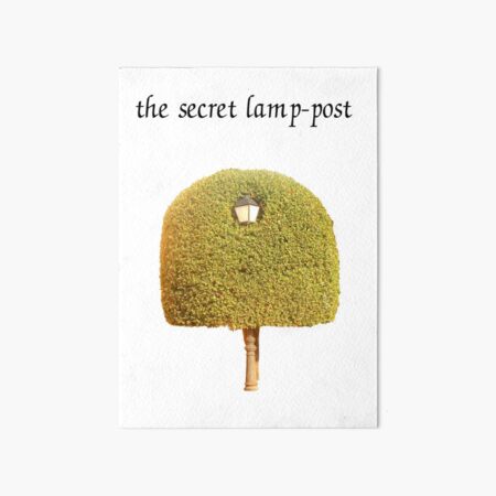 The Secret Lamp-post Art Board Print