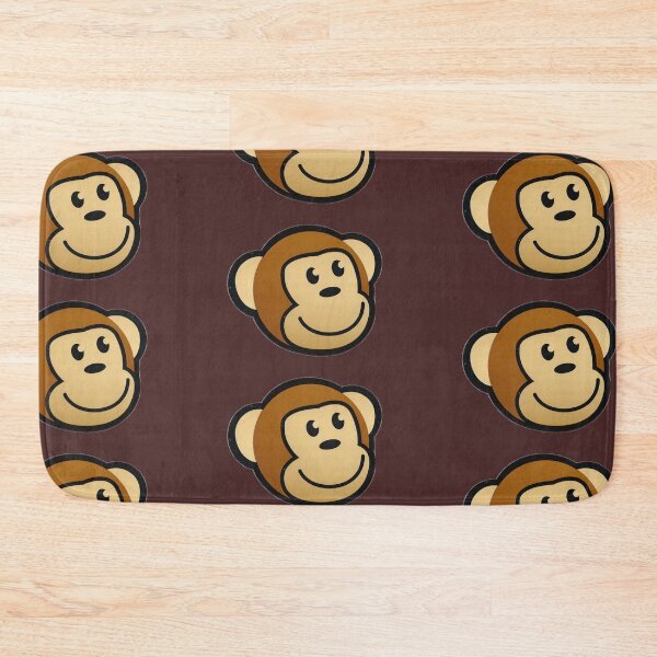 Item preview, Smiling monkey face wild art  designed and sold by S888.