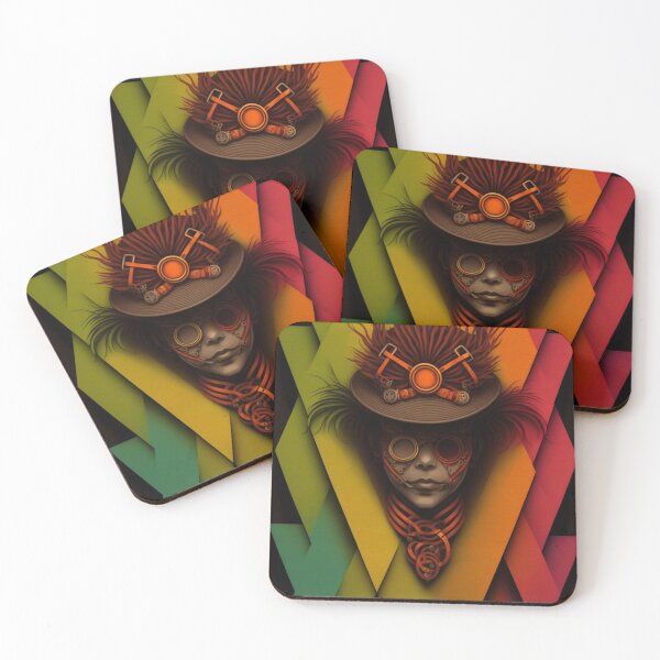 Item preview, Clown Clowns-Abstract Steampunk Clown  designed and sold by letsgetinspired.