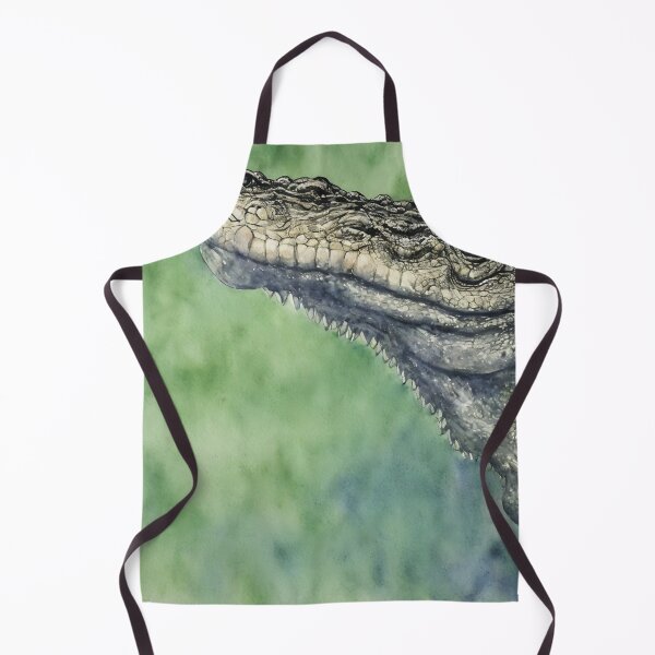 Artikelvorschau, Crocodile highly detailed watercolor painting entworfen und verkauft von DrawItOnce.