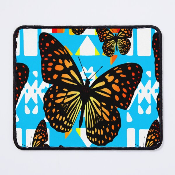 Item preview, Sky Blue / White / Fire Color Native Butterfly Blanket Print designed and sold by JMWCD.