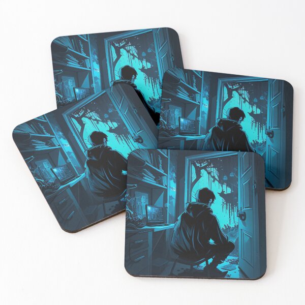 Item preview, Unique and Eye-Catching Art of Miserable Hacker designed and sold by nmichom.