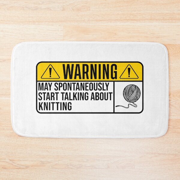 Item preview, Warning May spontaneously start talking about Knitting designed and sold by Majesticoo.