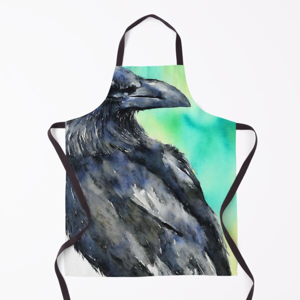 Artikelvorschau, Crow highly detailed watercolor painting entworfen und verkauft von DrawItOnce.