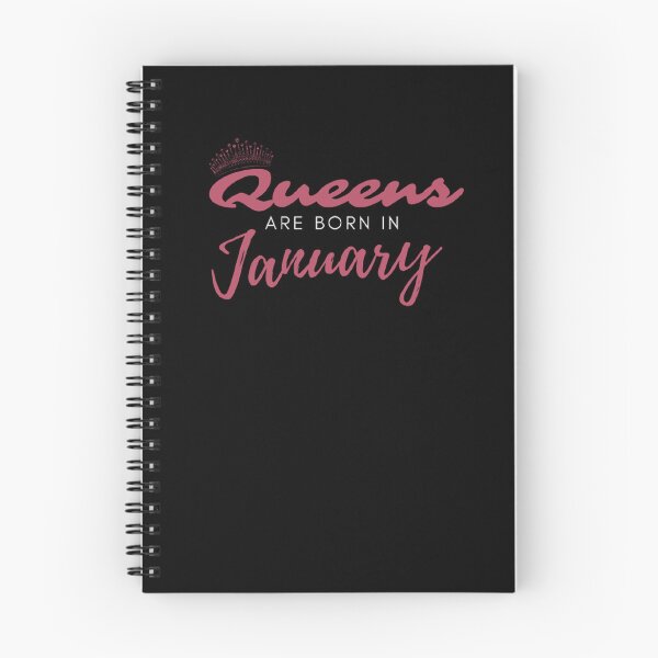 Item preview, Queens Are Born In January - January Birthday Quotes Aesthetic designed and sold by shellagrash.