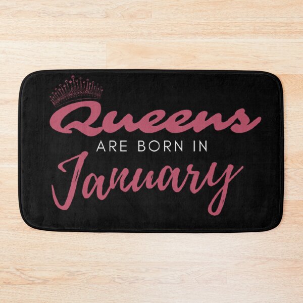 Item preview, Queens Are Born In January - January Birthday Quotes Aesthetic designed and sold by shellagrash.