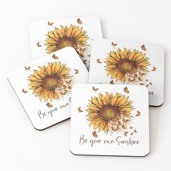Item preview, Sunflower Butterflies Sunshine designed and sold by HappyLifeCreate.