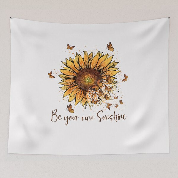 Item preview, Sunflower Butterflies Sunshine designed and sold by HappyLifeCreate.