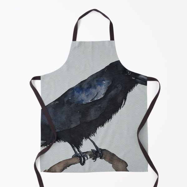 Artikelvorschau, Crow highly detailed watercolor painting entworfen und verkauft von DrawItOnce.