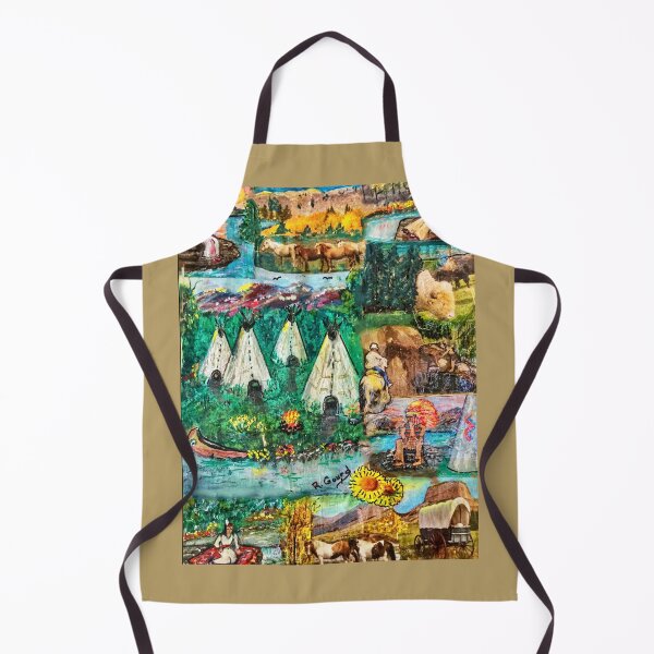 Item preview, Western Native America Primitive Montage designed and sold by Mizjean.