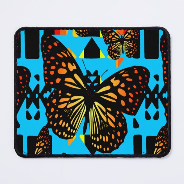 Item preview, Sky Blue / Black / Fire Color Native Butterfly Blanket Print designed and sold by JMWCD.