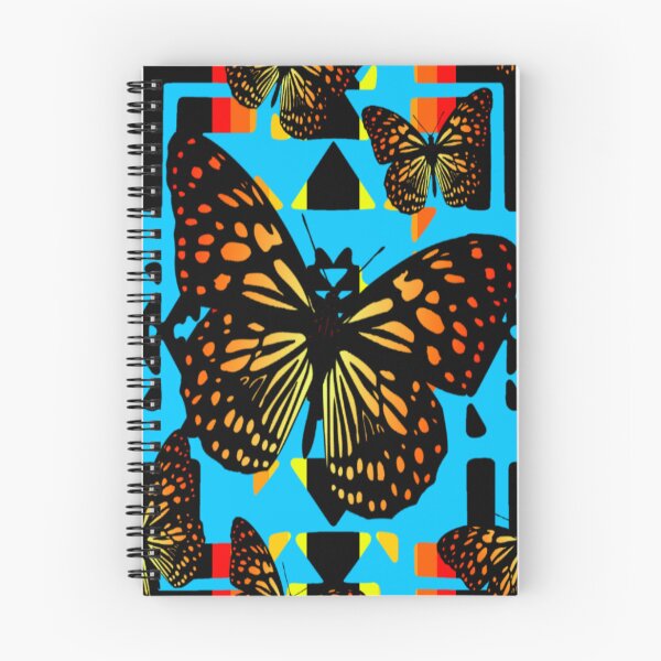 Item preview, Sky Blue  / Black / Fire Color  Native Butterfly Blanket Print  designed and sold by JMWCD.