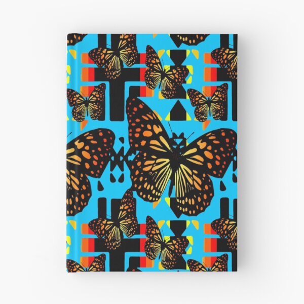 Item preview, Sky Blue  / Black / Fire Color  Native Butterfly Blanket Print  designed and sold by JMWCD.