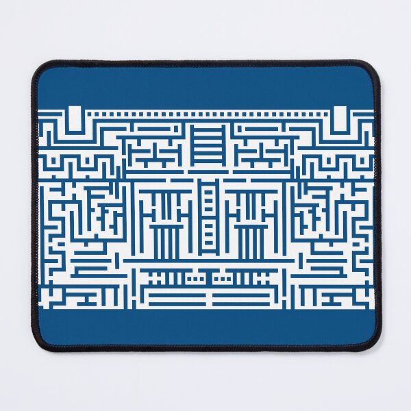 Item preview, Maze Blue - Abstract Art designed and sold by Sheldon Stewart.