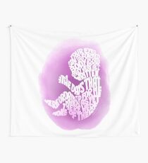 Your Eyes Saw My Unformed Body Wall Tapestry