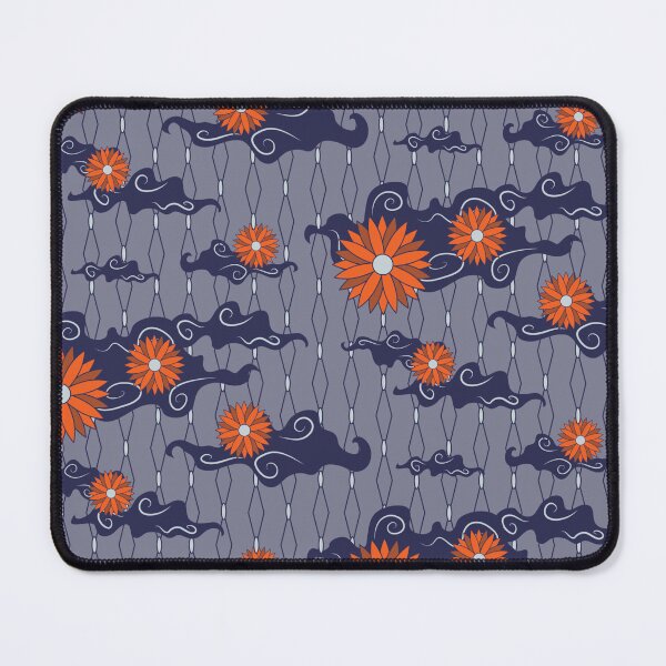 Artikelvorschau, Batikmuster mit Blumen und Wolken entworfen und verkauft von obinsuma.