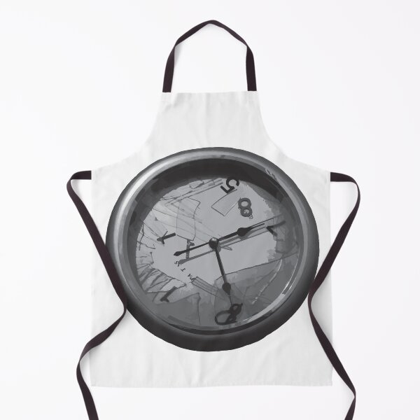 Item preview, Broken clock - monochrome composition designed and sold by WRECZ.