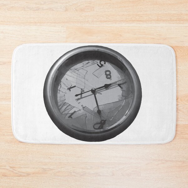 Item preview, Broken clock - monochrome composition designed and sold by WRECZ.