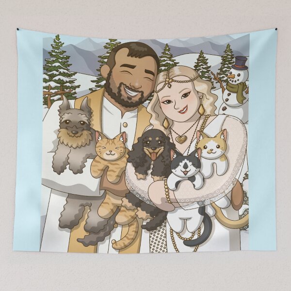 Item preview, Ebenezer with Family designed and sold by Kyna Arts.
