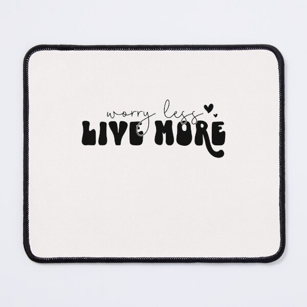 Item preview, worry less live more designed and sold by Allklassy.