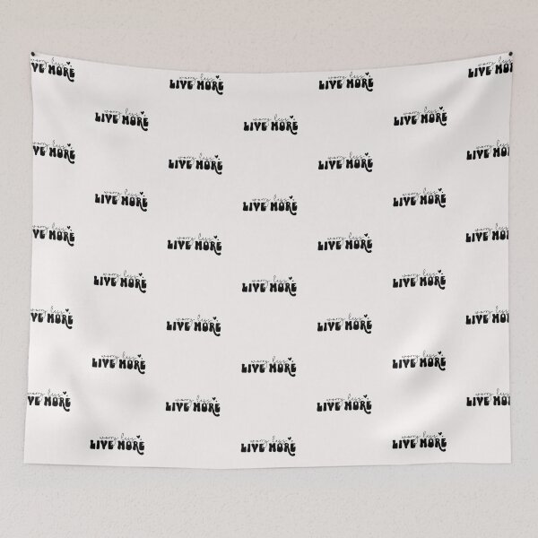 Item preview, worry less live more designed and sold by Allklassy.