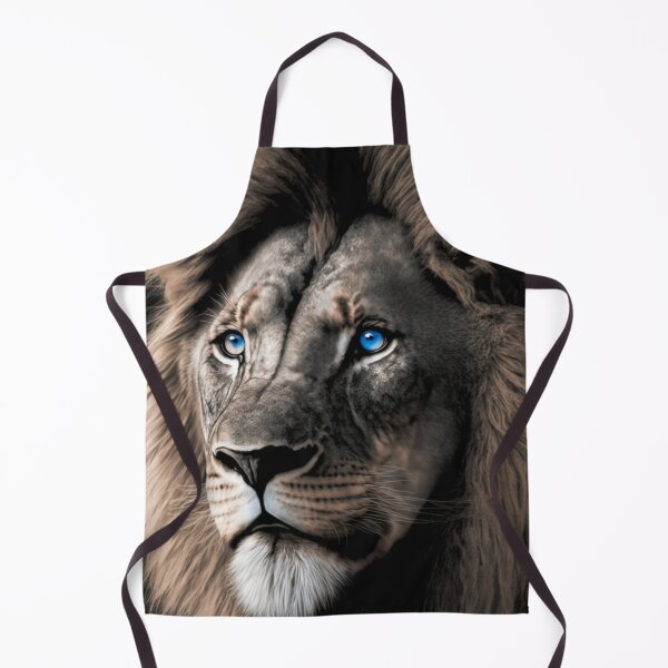 Item preview, Lion with blue eyes designed and sold by ai1art.