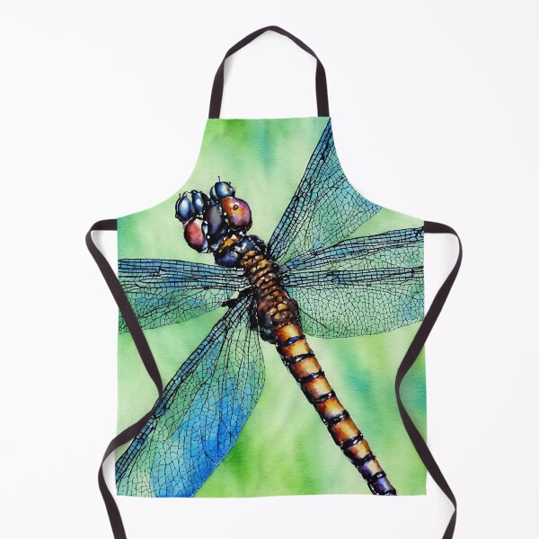 Artikelvorschau, Dragonfly highly detailed watercolor painting entworfen und verkauft von DrawItOnce.
