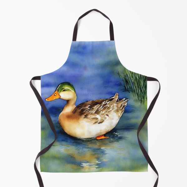 Artikelvorschau, Duck highly detailed watercolor painting entworfen und verkauft von DrawItOnce.
