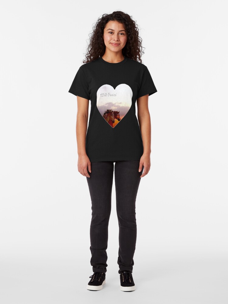 Alternate view of Wild ponies Classic T-Shirt