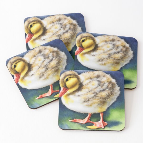 Artikelvorschau, Duckling highly detailed watercolor painting entworfen und verkauft von DrawItOnce.
