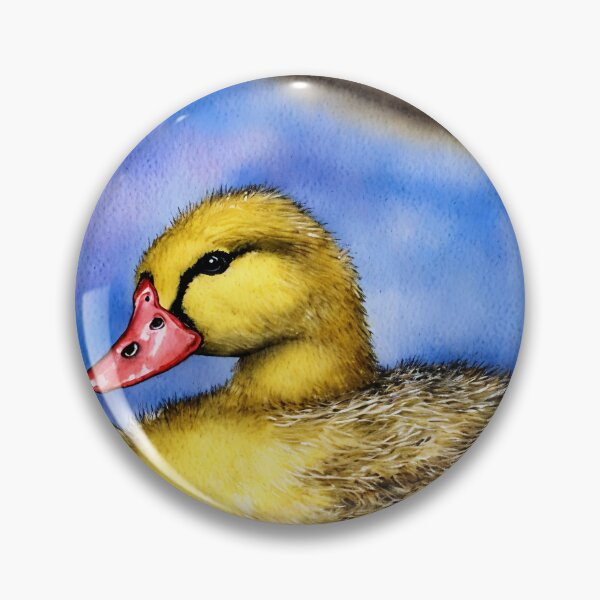 Artikelvorschau, Duckling highly detailed watercolor painting entworfen und verkauft von DrawItOnce.