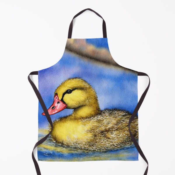 Artikelvorschau, Duckling highly detailed watercolor painting entworfen und verkauft von DrawItOnce.