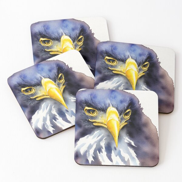 Artikelvorschau, Eagle highly detailed watercolor painting entworfen und verkauft von DrawItOnce.