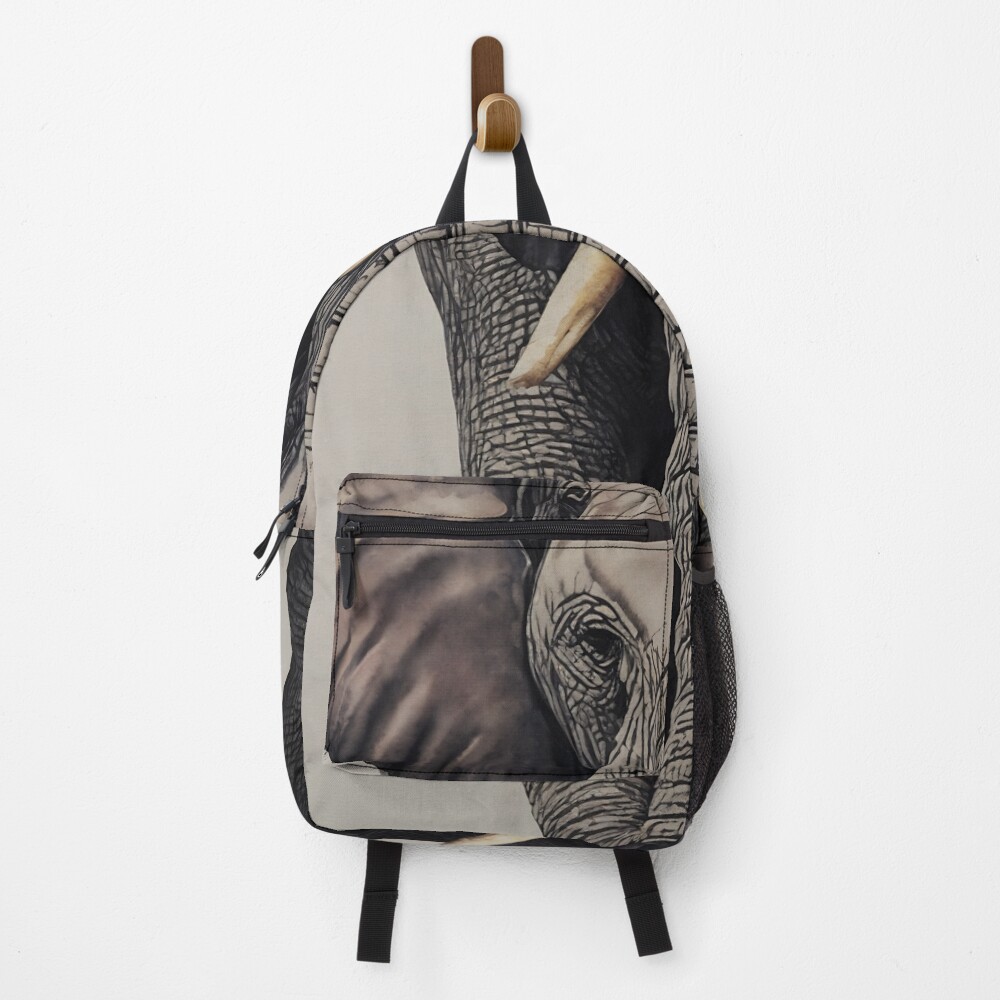 Vista previa del artículo con la obra «Mochila», diseñado y vendido por DrawItOnce.