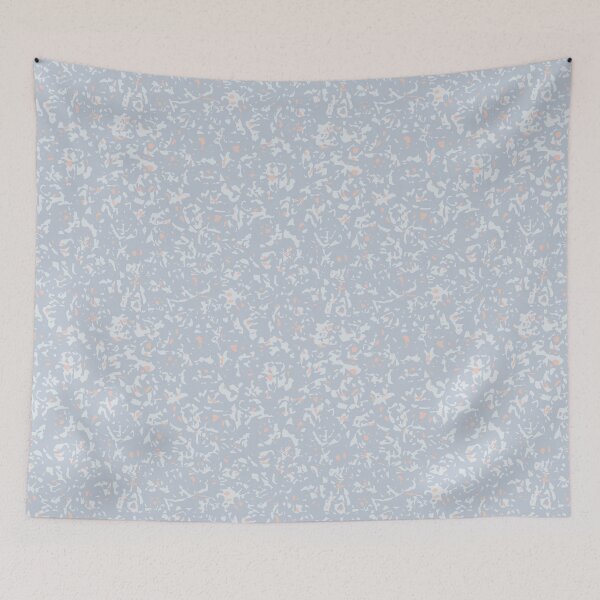 Item preview, Abstract texture Blue Plein Air and Pale Dogwood salmon designed and sold by marufemia.