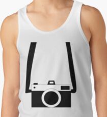 Black and White Camera Tank Top