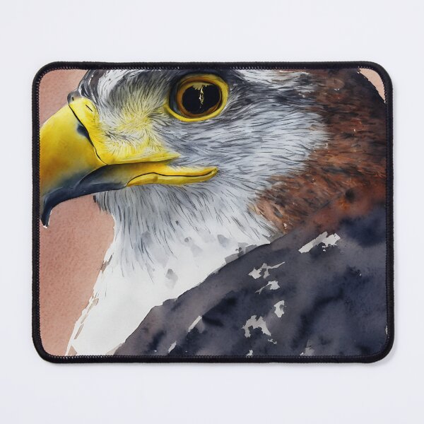 Artikelvorschau, Falcon highly detailed watercolor painting entworfen und verkauft von DrawItOnce.