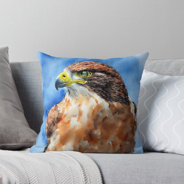 Artikelvorschau, Falcon highly detailed watercolor painting entworfen und verkauft von DrawItOnce.
