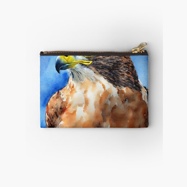 Artikelvorschau, Falcon highly detailed watercolor painting entworfen und verkauft von DrawItOnce.