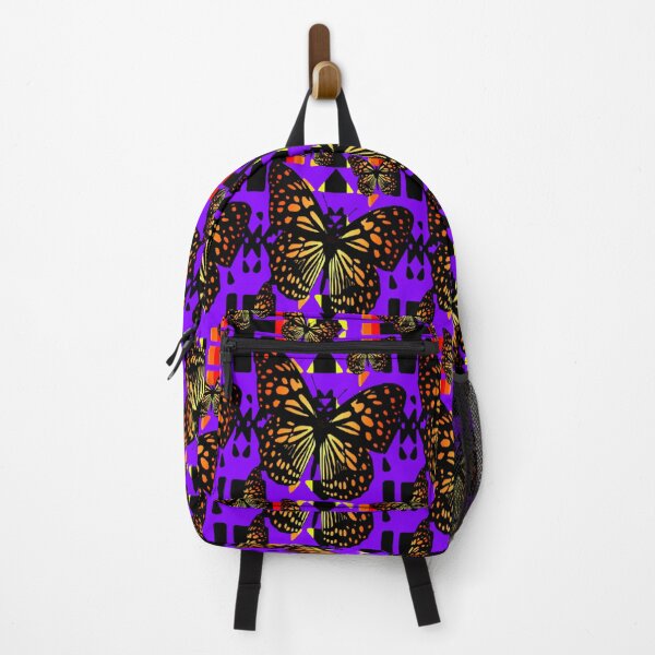 Item preview, Purple / Black / Fire Color Native Butterfly Blanket Print designed and sold by JMWCD.