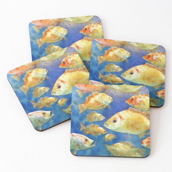 Artikelvorschau, Fish highly detailed watercolor painting entworfen und verkauft von DrawItOnce.