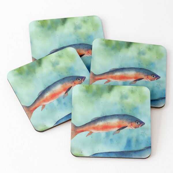 Artikelvorschau, Fish highly detailed watercolor painting entworfen und verkauft von DrawItOnce.