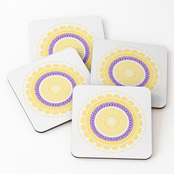 Item preview, Intersex Pride Mandala designed and sold by Emma-B-Art.