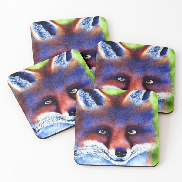 Artikelvorschau, Fox highly detailed watercolor painting entworfen und verkauft von DrawItOnce.