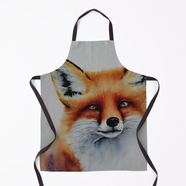 Item preview, Fox highly detailed watercolor painting designed and sold by DrawItOnce.