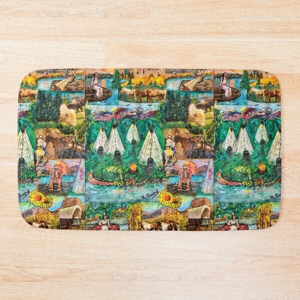 Item preview, Western Native America Primitive Montage designed and sold by Mizjean.