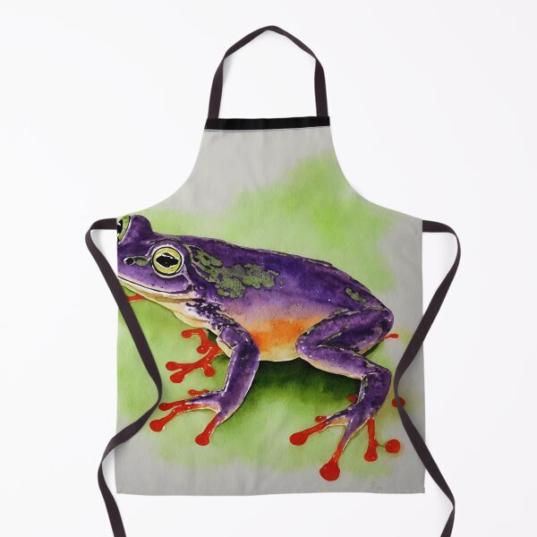 Artikelvorschau, Frog highly detailed watercolor painting entworfen und verkauft von DrawItOnce.