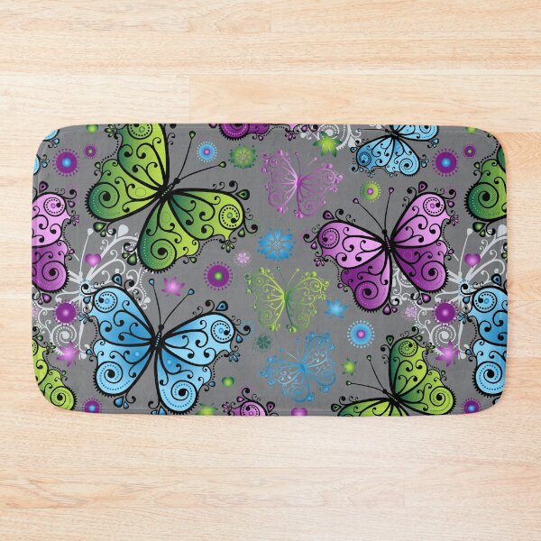Item preview, Floral butterflies seamless designed and sold by obinsuma.