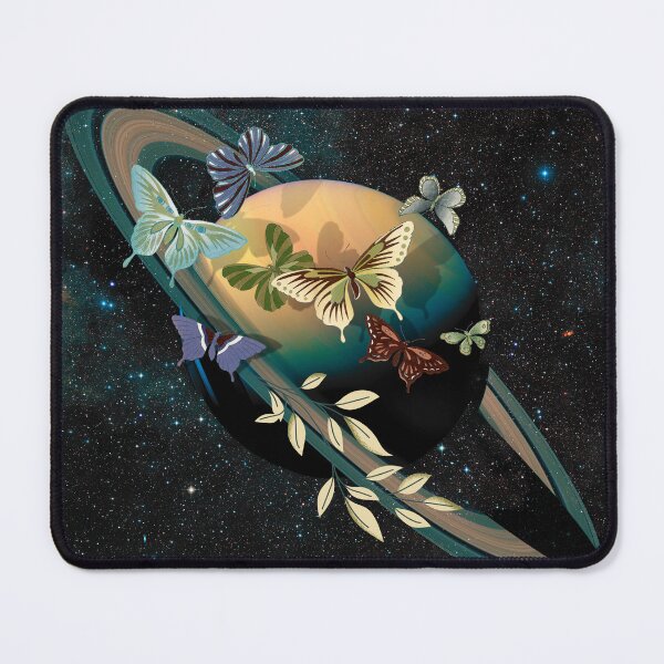 Item preview, Cosmic butterflies... A fantasy design of a planet, foliage and butterflies designed and sold by ditzy-designs.